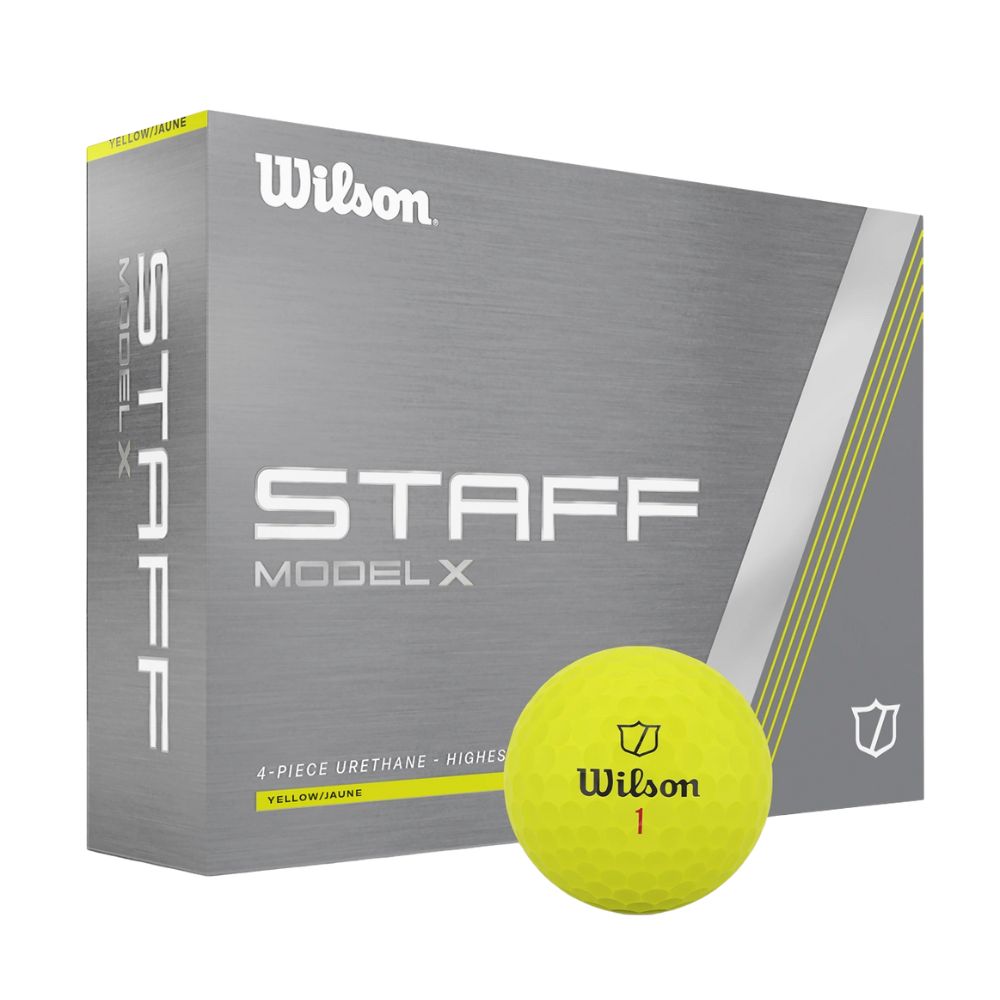 Wilson Staff Model X Golf Balls - Yellow - 3 For 2 Offer