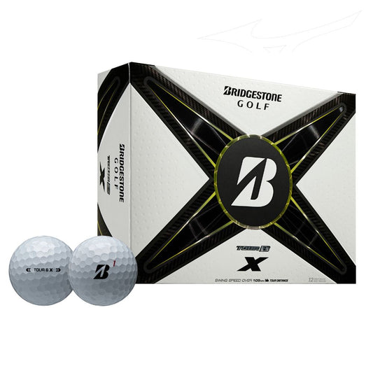 Bridgestone Tour B X Golf Balls - White White
