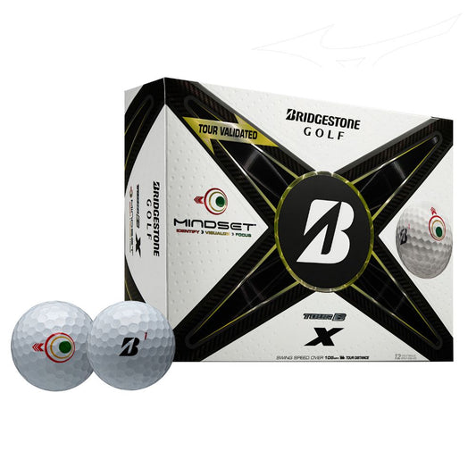 Bridgestone Tour B X Mindset Golf Balls - White White