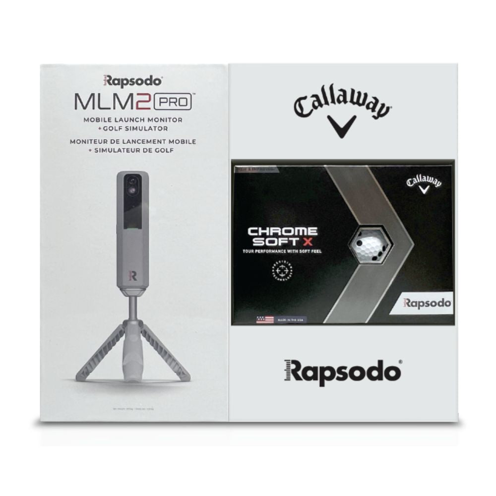 Rapsodo MLM2PRO™ Mobile Golf Launch Monitor + One Dozen Callaway Chrome Soft