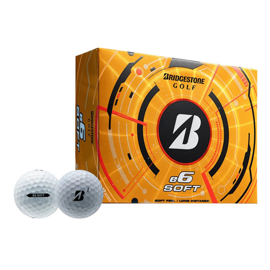 Bridgestone e6 Soft Golf Balls 2025 - White White