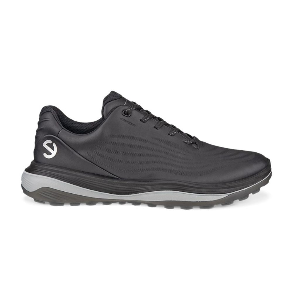 Ecco LT1 Mens Spikeless Golf Shoes 132264 - 01001 + FREE ECCO SHOE BAG Black 01001 EU41 UK7.5