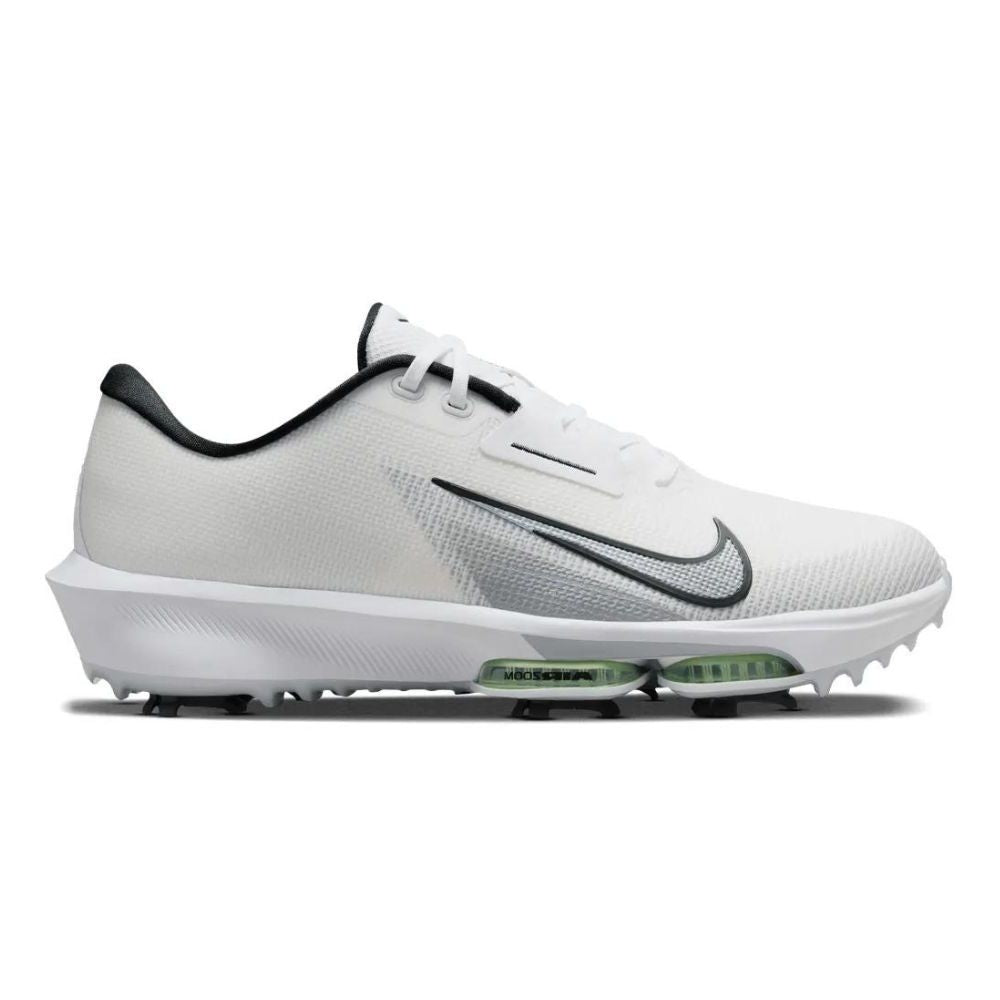 Nike Air Zoom Infinity Tour Next % 2 Mens Spiked Golf Shoes FD0217-100 White / Black-Vapor Green-Pure Platinum 100 8