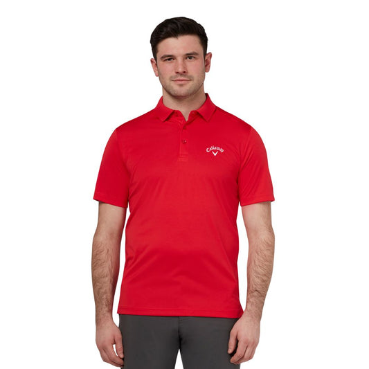 Callaway Tournament Golf Polo Shirt - True Red