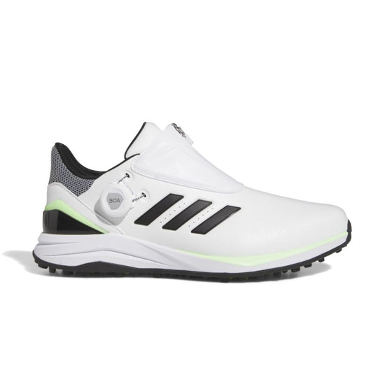 adidas Solar Motion Boa Mens Spikeless Golf Shoes IF0283 White / Core Black / Green Spark 8 