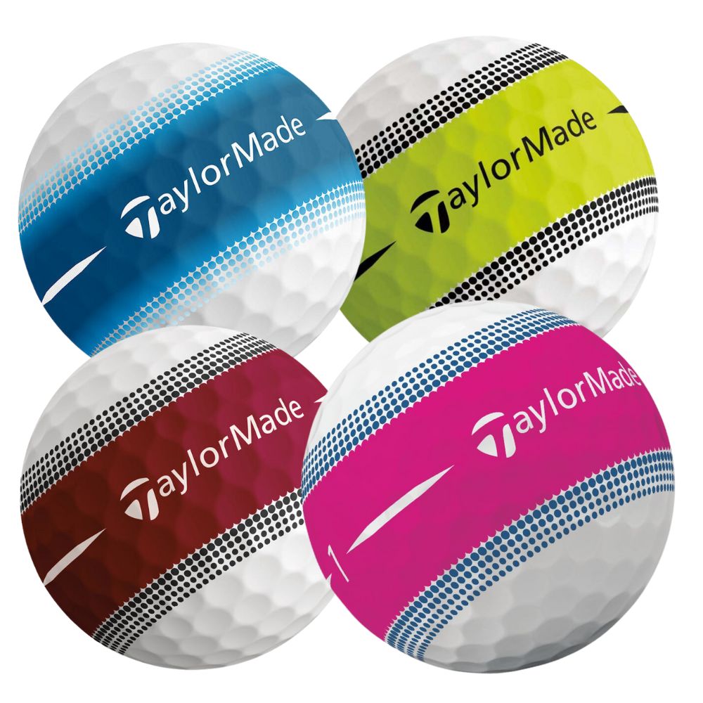 TaylorMade Tour Response Stripe Golf Ball 4 For 3 - Unboxed