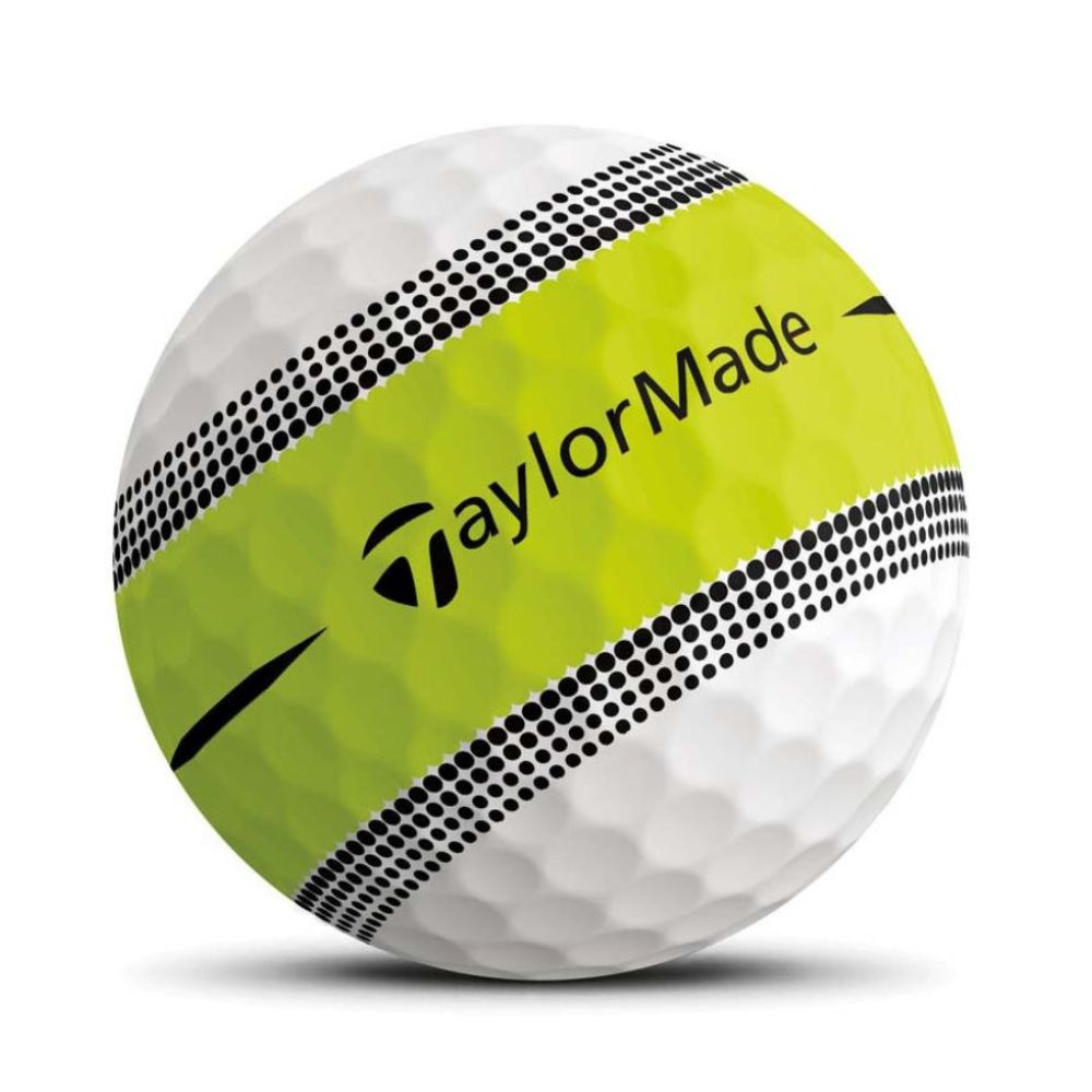 TaylorMade Tour Response Stripe Golf Ball (1 Ball) Lime  