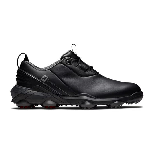 Footjoy Tour Alpha Mens Spiked Golf Shoes 55507 - Black Black 7 