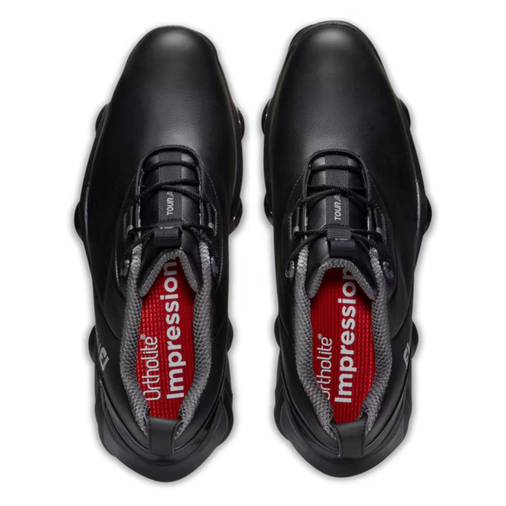 Footjoy Tour Alpha Mens Spiked Golf Shoes 55507 - Black   