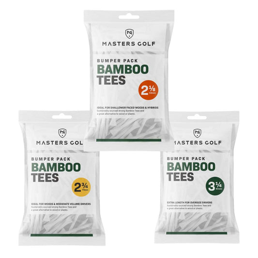 Masters Golf Bamboo Standard White Tees Bumper Pack   