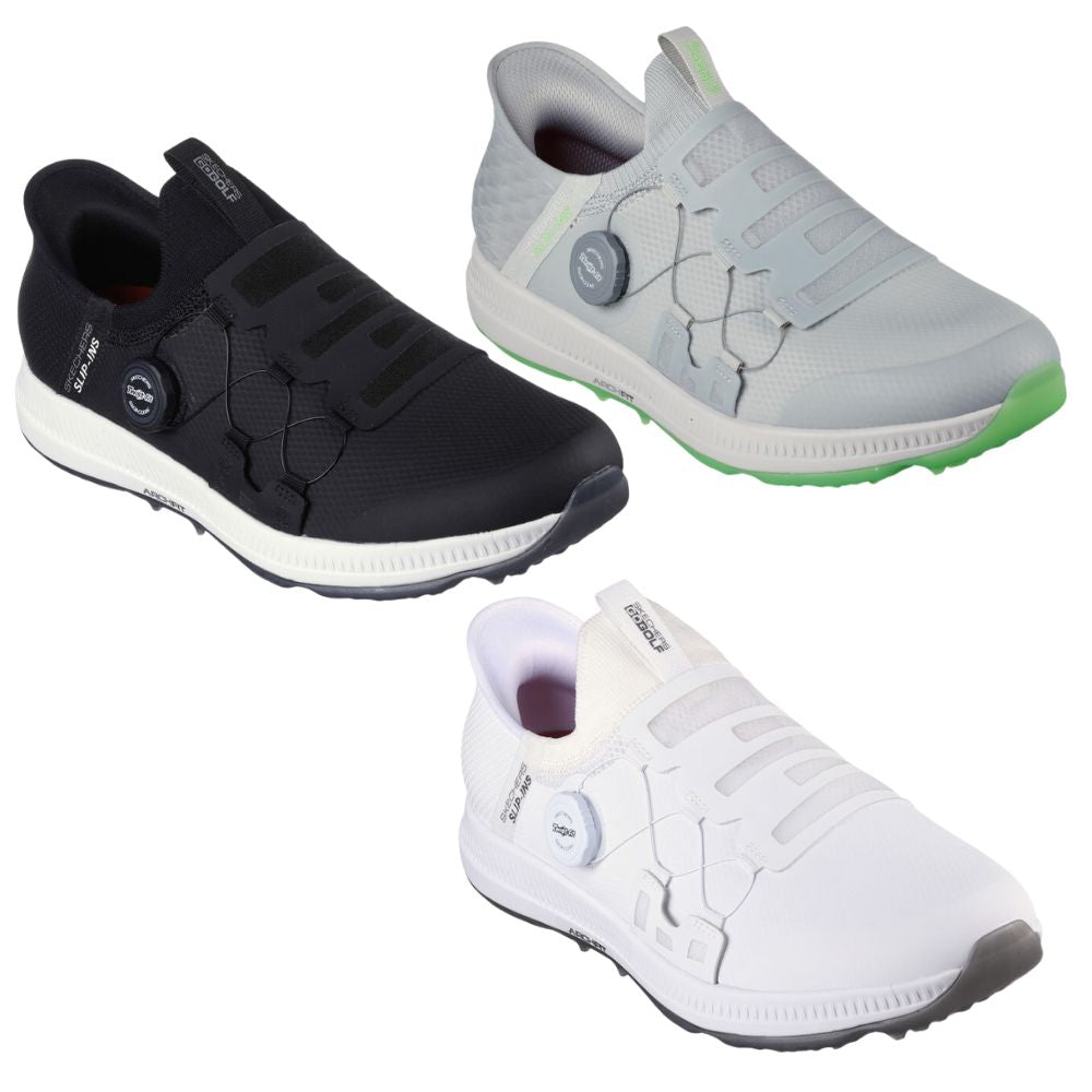 Skechers Go Golf Elite 5 Slip In Spikeless Golf Shoes 214066 + Free Gift   