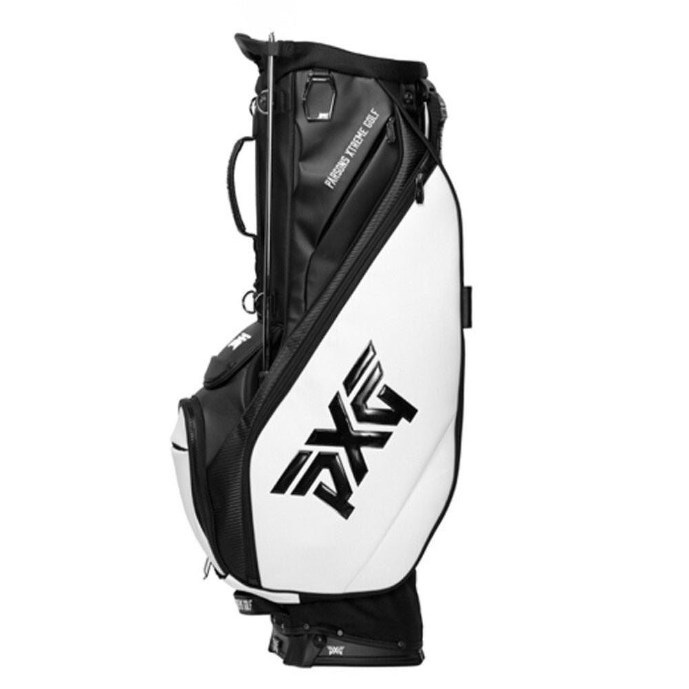 PXG Golf 14 Way Divider Hybrid Stand Bag Black/White  