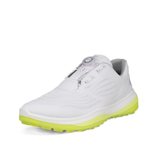 Ecco M Golf LT1 Boa Mens Spikeless Golf Shoes 132274 - 01007 + Free Gift White 01007 EU42 UK7.5/8 