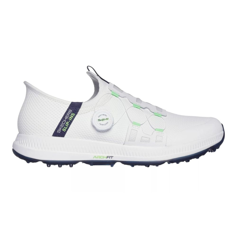 Skechers Go Golf Elite 5 Slip In Spikeless Golf Shoes 214066 White Navy White / Navy 8 