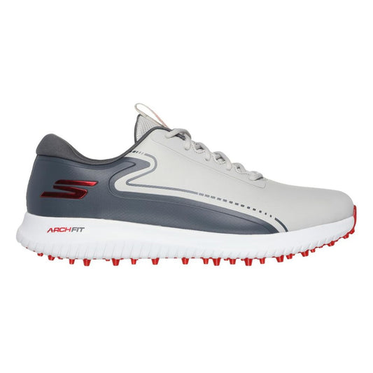 Skechers Go Golf Max 3 Spikeless Golf Shoes 214080 - White Grey Red White / Grey / Red 8 