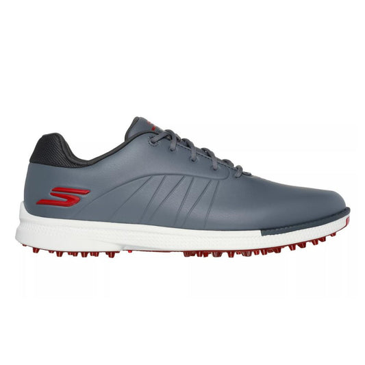 Skechers Go Golf Tempo GF Spikeless Golf Shoes 214099 - Grey Red Grey / Red 8 
