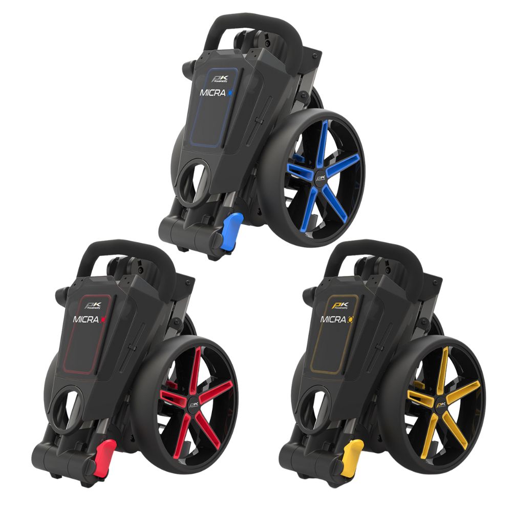 Powakaddy Micra Cube Compact Push Golf Trolley   