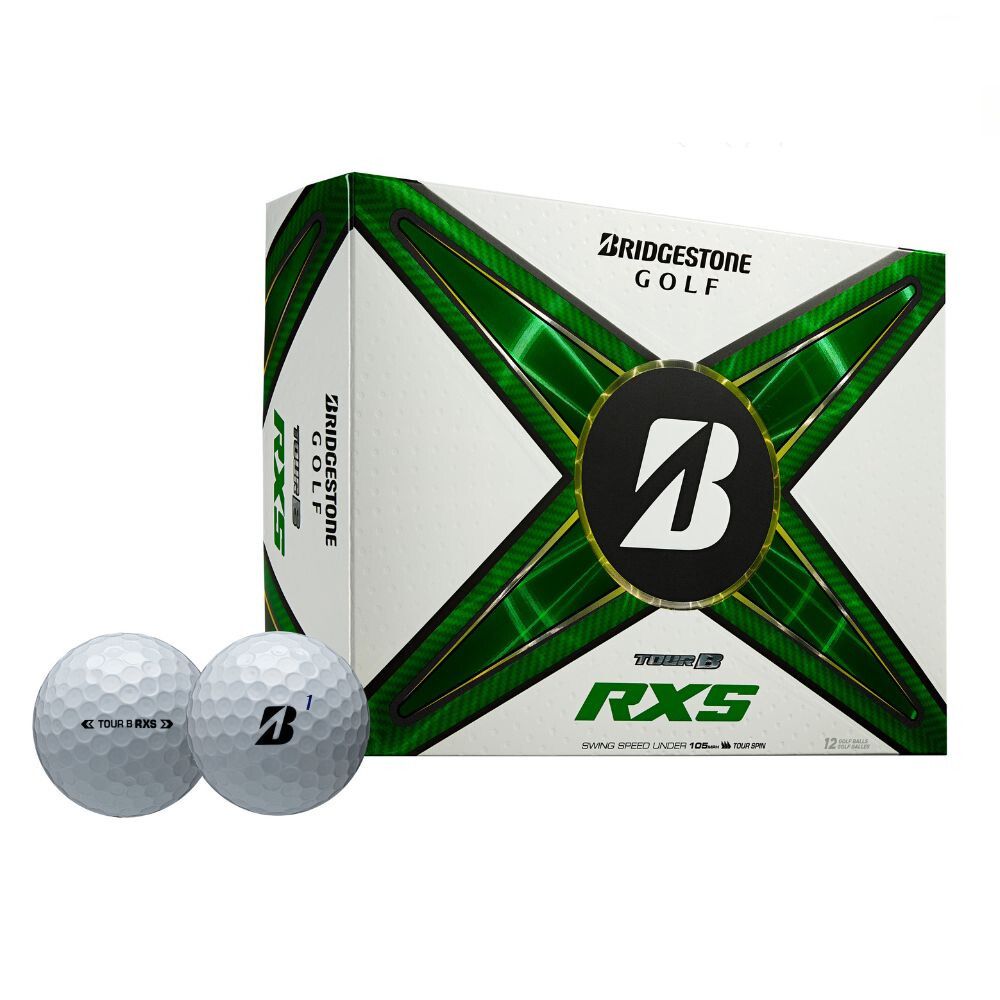 Bridgestone Tour B RXS Golf Balls - White White
