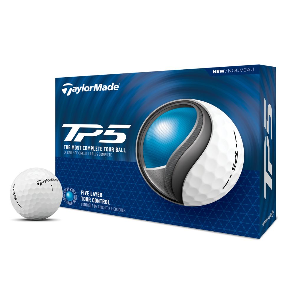 TaylorMade TP5 White Golf Balls - 4 For 3 Offer Personalised