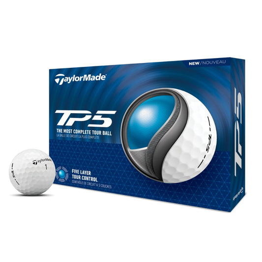 TaylorMade TP5 White Golf Balls - 4 For 3 Offer PERSONALISED ONLY