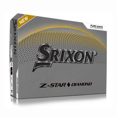Srixon Z-Star Diamond Gen 3 Golf Balls 2 Dozen Pack - White Personalised White