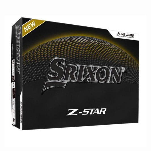 Srixon Z-Star Gen 9 Golf Balls 2 Dozen Pack - White Personalised White
