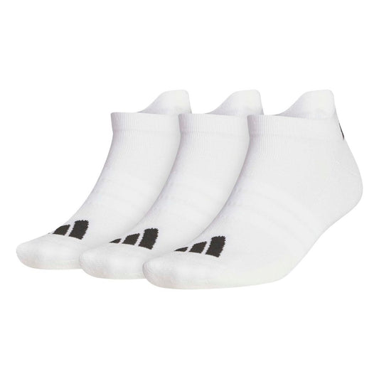 adidas Ankle Golf Socks 2026 - 3 Pack - KC4550 White 8.5-11.5