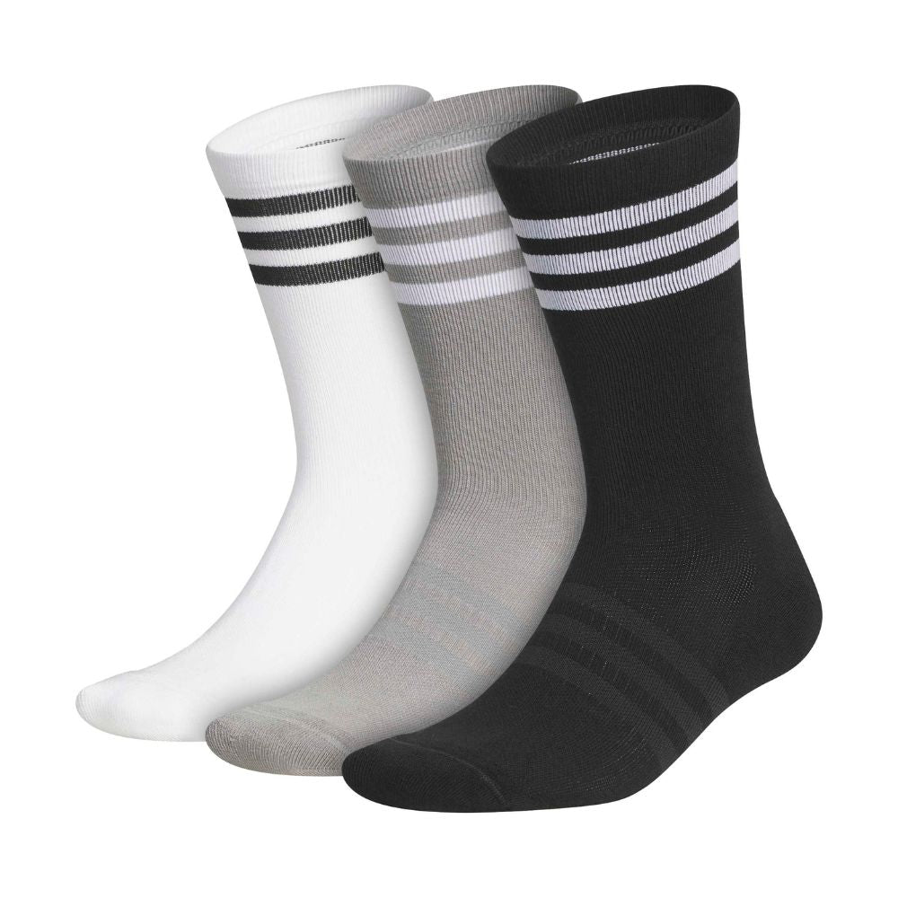 adidas Crew Golf Socks 2026 - 3 Pack - KS2134 Multicolour 8.5-11.5