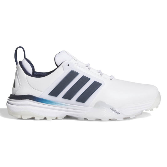 adidas Adipower Men's Spikeless Golf Shoes 2026 - JP8395 White / Collegiate Navy / Lucid Orange 7