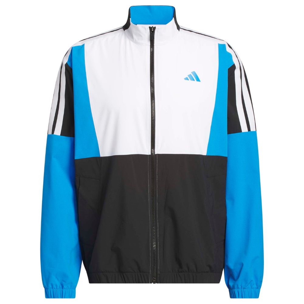 adidas Beyond Twist Weave Full Zip Men's Golf Windbreaker 2026 - JZ7004 Black M