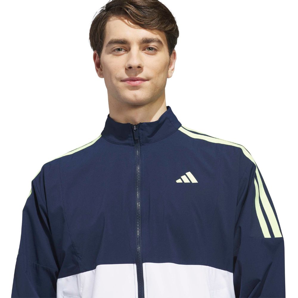 adidas Beyond Twistweave Men's Full Zip Windbreaker Golf Top 2026 - KG9102