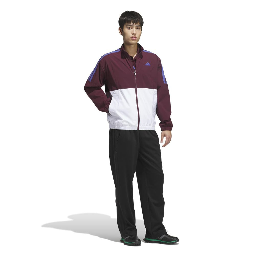 adidas Beyond Twistweave Men's Full Zip Windbreaker Golf Top 2026 - KV3862