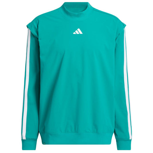 adidas Beyond Twistweave Hybrid Loose Mens Golf Pullover 2025 - JN3046 Pure Teal M