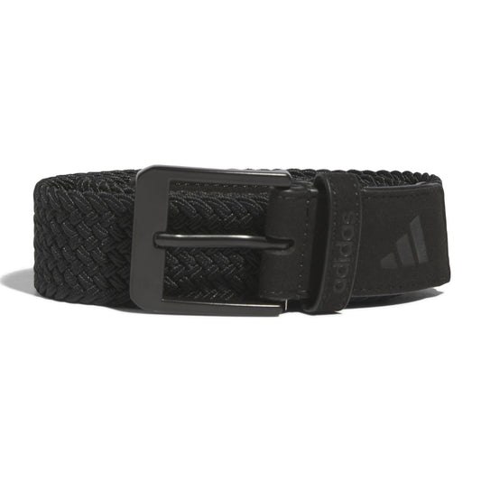 adidas Braided Straight Golf Belt 2025 - HS5560 Black M/L