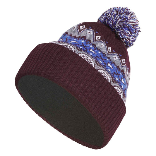adidas ClimaWarm Men's Golf Pom Beanie 2026 - KG7067 Maroon