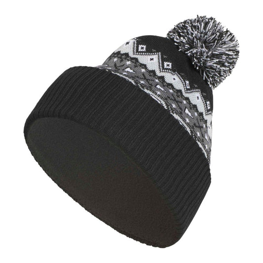 adidas ClimaWarm Men's Golf Pom Beanie 2026 - KG7069 Black