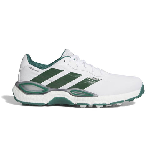 adidas CodeChaos 27 Men's Spikeless Golf Shoes 2026 - KK0657 White / Collegiate Green / Silver Metallic 7
