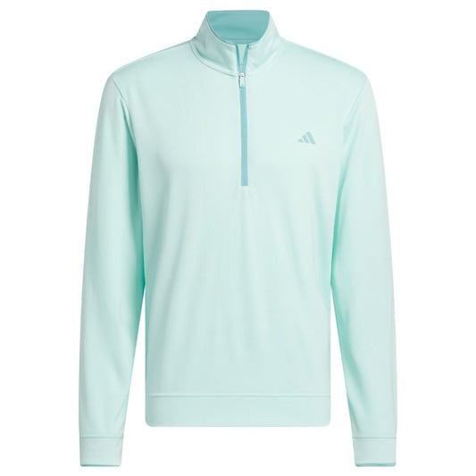 adidas Core Lightweight 1/4 Zip Mens Golf Pullover Top 2025 - JX7229 Semi Flash Aqua M