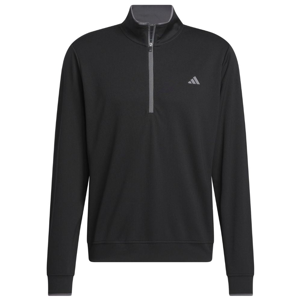 adidas Core Lightweight Men's 1/4 Zip Golf Pullover Top 2026 - IU4514 Black M