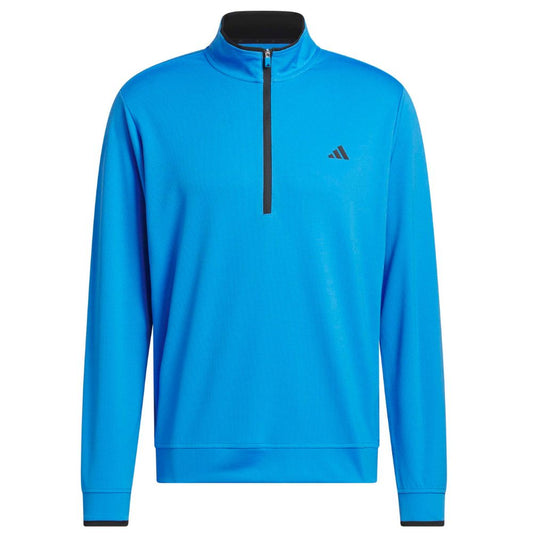 adidas Core Lightweight 1/4 Zip Men's Golf Pullover Top 2026 - KC4035 Lucid Ray Blue M