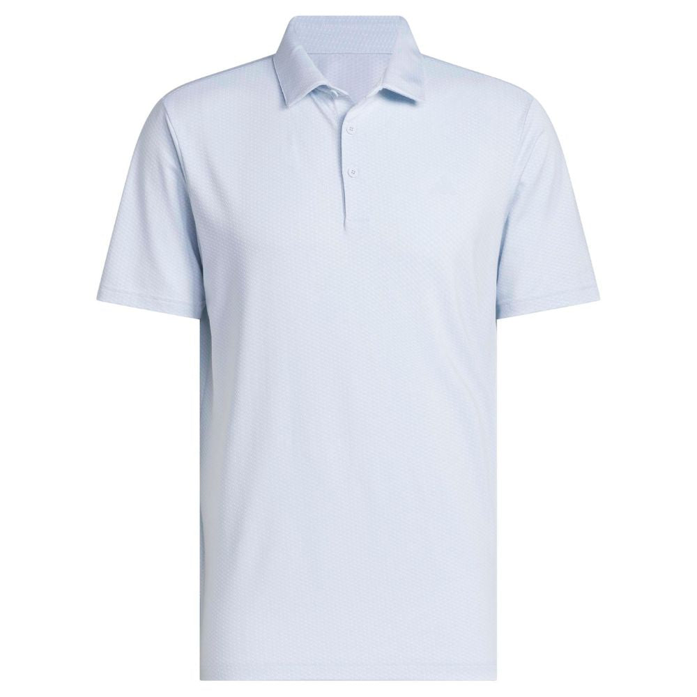 adidas Performance Textured Men's Golf Polo 2026 - JY5471 White / Crystal Sky M