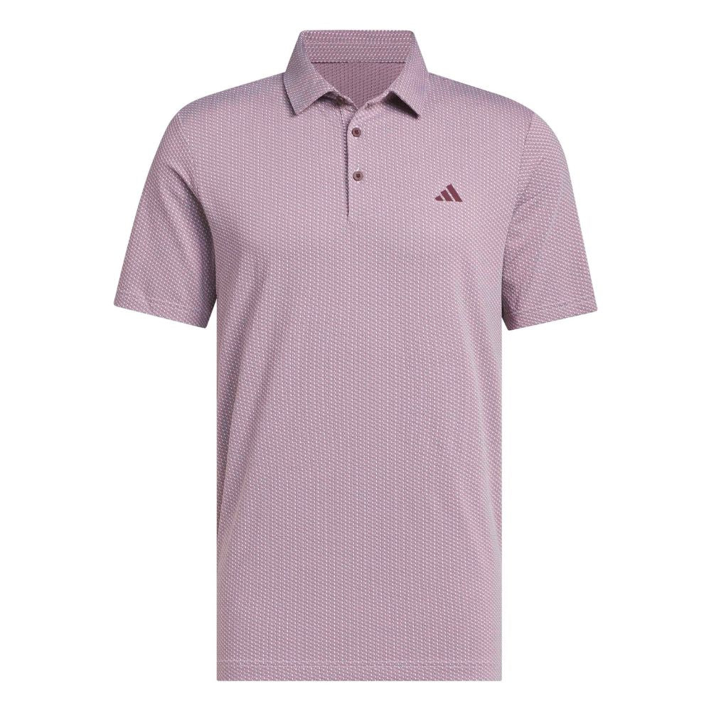 adidas Performance Textured Men's Golf Polo 2026 - HZ6891 White / Marron M