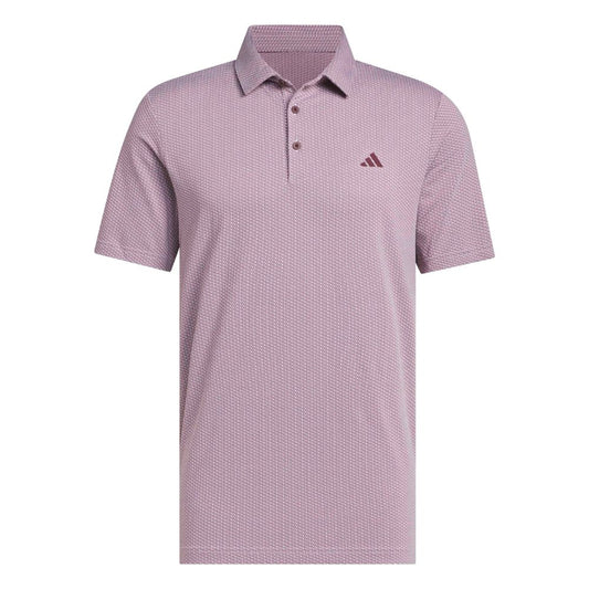 adidas Performance Textured Men's Golf Polo 2026 - HZ6891 White / Marron M