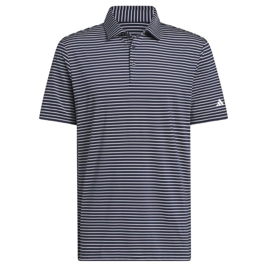 adidas Performance Two-Colour Stripe Men's Golf Polo 2026 - JY5437 Collegiate Navy / White M