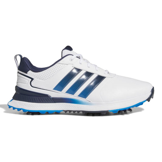 adidas R2C Men's Spiked Golf Shoes 2026 - JQ0902 White / Collegiate Navy / Lucid Ray Blue 7