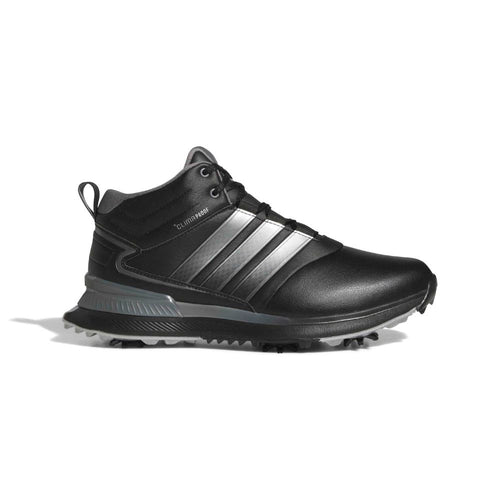 adidas R2C Mid Men's Spiked Winter Golf Boots - KI1401 Core Black / Iron Metallic / Silver Metallic 7