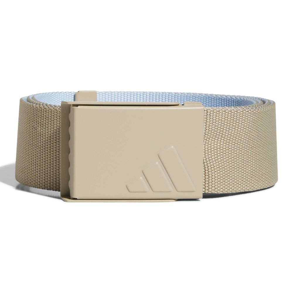 adidas Reverse Webbing Men's Golf Belt 2026 - KC3703 Wonder Cargo /Crystal Sky Blue