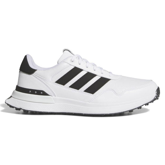adidas S2G Leather Men's Spikeless Golf Shoes 2026 - HP7087 White / Core Black / White 7