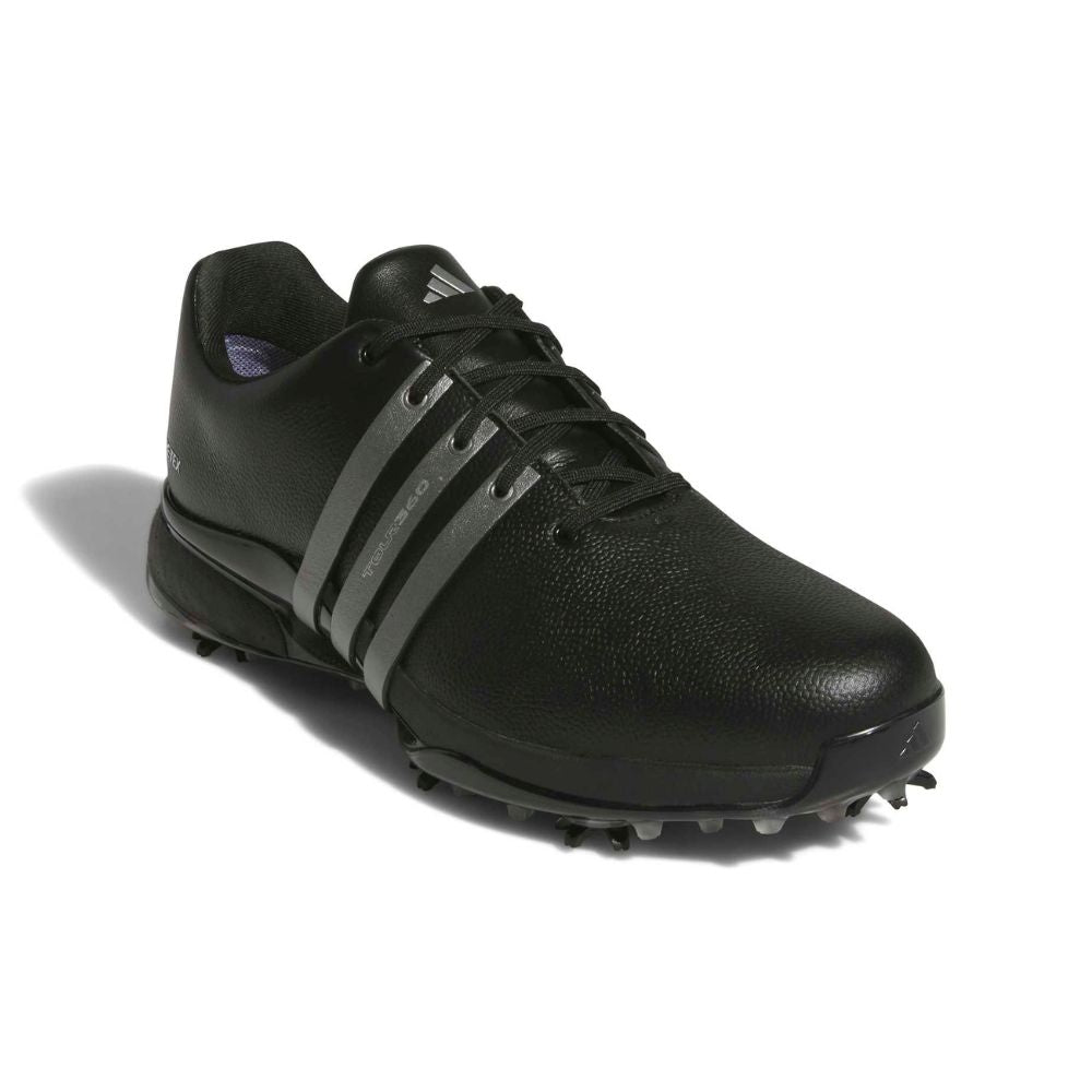 adidas Tour360 Men's Gore-Tex Spiked Golf Shoes 2026 - KK0789 Wide Fit
