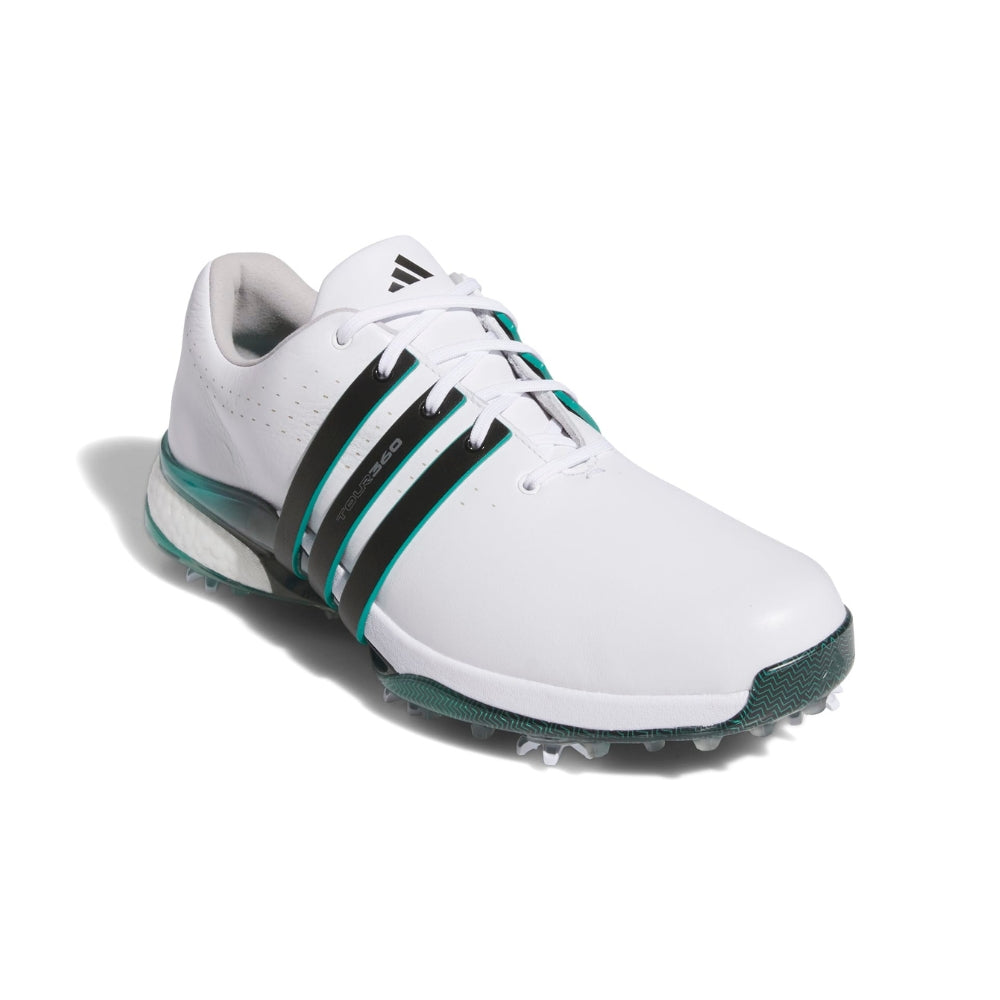 adidas Tour 360 Mens Leather Spiked Golf Shoes 2025 - JR9265